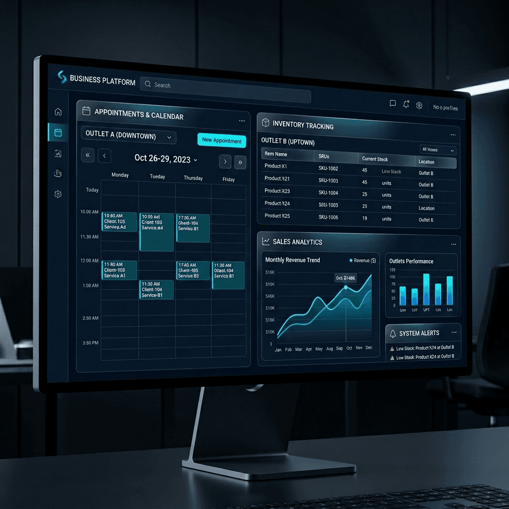 Business Management & Scheduling Platform